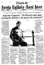 Diario de Ibiza. Diario de Santa Eulària - Sant Joan - 22/05/1991, Pàgina 1  [Ref. DEJ19910522]