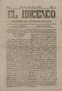 El Ibicenco - 22/07/1874, Pàgina 1  [Ref. 18740722]