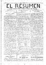 El Resumen - 06/11/1908, Pàgina 1  [Ref. El Resumen 19081106]