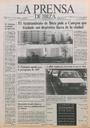 La Prensa de Ibiza - 30/12/1988, Pàgina 1  [Ref. 19881230_0010]
