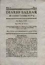 Diario Balear - 06/01/1819, Pàgina 1  [Ref. 18190106]
