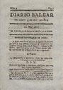 Diario Balear - 09/01/1819, Pàgina 1  [Ref. 18190109]