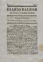 Diario Balear - 10/01/1819, Pàgina 1  [Ref. 18190110]