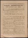 Hoja Dominical. San Antonio Abad - 05/10/1930, Pàgina 1  [Ref. Hoja Dominical 19301005.pdf]