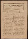 Hoja Dominical. San Antonio Abad - 14/12/1930, Pàgina 1  [Ref. Hoja Dominical 19301214.pdf]